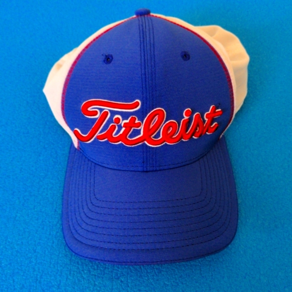 Casquette De Golf Titleist New Era ProV1 – Bleu Moyen – Taille S/M – Occasion